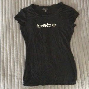 Bebe Rhinestone Shirt